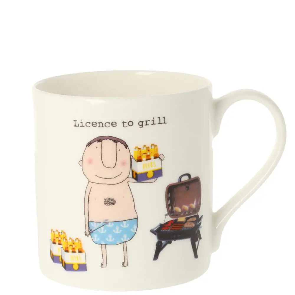 Rosie Made A Thing Licence to Grill Mug 350ml